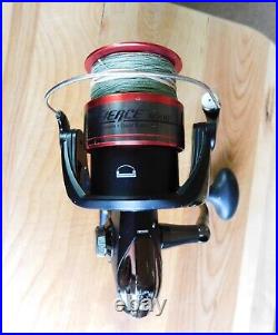 Vintage Penn Fierce 8000 Reel withBraided Line Made in USA Works Great