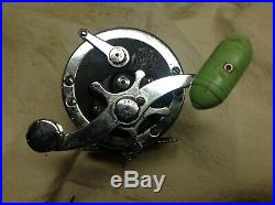 Vintage Penn Fishing Reel 110 1/0 Senator With Box, Wrench, Paper, Care Card