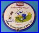 Vintage Penn Fishing Reels Porcelain Sign Saltwater Gear Gas Pump Plate Sign