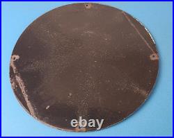 Vintage Penn Fishing Reels Porcelain Sign Saltwater Gear Gas Pump Plate Sign