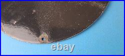Vintage Penn Fishing Reels Porcelain Sign Saltwater Gear Gas Pump Plate Sign