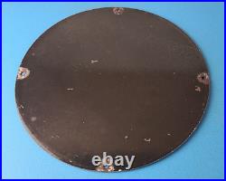 Vintage Penn Fishing Reels Sign Porcelain Tackle Equipment Gas Pump Plate Sign