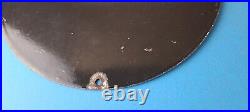 Vintage Penn Fishing Reels Sign Porcelain Tackle Equipment Gas Pump Plate Sign