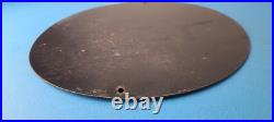 Vintage Penn Fishing Sign Reels Porcelain Tackle Gas Pump Plate Sign