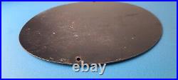 Vintage Penn Fishing Sign Reels Porcelain Tackle Gas Pump Plate Sign