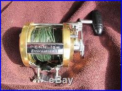 Vintage Penn International 12H Big Game Reel (d)- GOOD WORKING COND