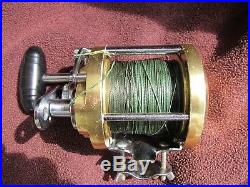 Vintage Penn International 12H Big Game Reel (d)- GOOD WORKING COND