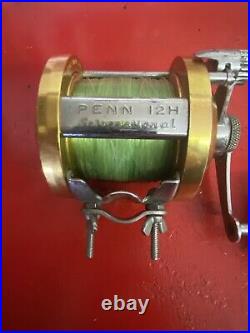 Vintage Penn International 12H Saltwater Reel PAT NO 4056246