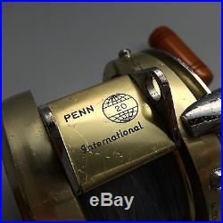 Vintage Penn International 20 Big Game Fishing Reel Made in the USA