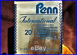 Vintage Penn International 20 Big Game Reel withBox, Paper, Bag, etc. NEW OTHER