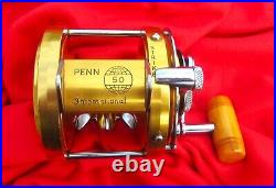 Vintage Penn International 50 Big-Game Trolling Reel VERY NICE COND! B