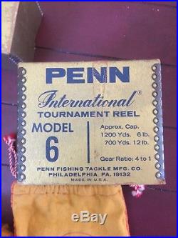 Vintage Penn International 6 Big Game Reel Model 6 Feel Free To Make An Offer