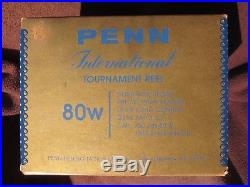 Vintage Penn International 80W Big Game Trolling Reel withBOX RARE NEW OLD STOCK