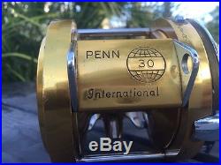 Vintage Penn International II 30 Fishing Reel Must See Free Shipping