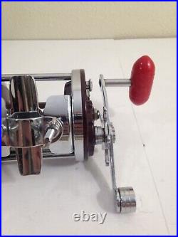 Vintage Penn Jigmaster 500 Fishing Reel With Nice Chrome & Manual