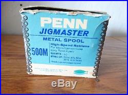 Vintage Penn Jigmaster 500 Salt/Fresh water Fishing Reel USA
