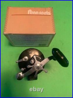 Vintage Penn Jigmaster 505hs Fishing Reel With Newell Reel Base & Clamp + Box