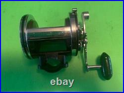 Vintage Penn Jigmaster 505hs Fishing Reel With Newell Reel Base & Clamp + Box