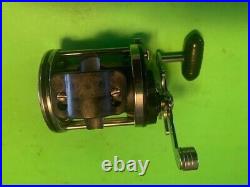 Vintage Penn Jigmaster 505hs Fishing Reel With Newell Reel Base & Clamp + Box