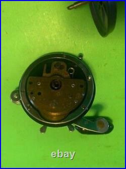 Vintage Penn Jigmaster 505hs Fishing Reel With Newell Reel Base & Clamp + Box