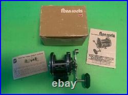 Vintage Penn Jigmaster 506hs Fishing Reel With Newell Reel Base & Clamp + Box