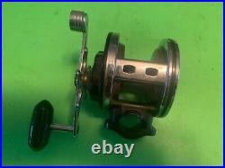 Vintage Penn Jigmaster 506hs Fishing Reel With Newell Reel Base & Clamp + Box
