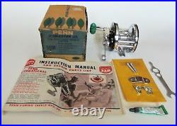 Vintage Penn Jigmaster Jr. 501M Quick Take-Apart Narrow Spool Reel + Box Mint