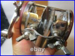 Vintage Penn Jigmaster no 500 metal spool for Monofil line Reel green handle EUC