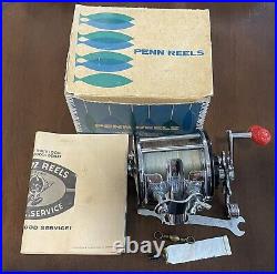 Vintage Penn Leveline 350 Fishing Reel in Box with Papers