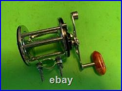 Vintage Penn Leveline No. 350 Fishing Reel With The Original Blue And White Box