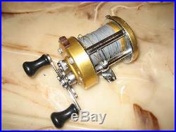 Vintage Penn Levelmatic 940 Baitcasting Reel made in USA with Lead Core Line