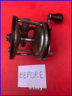 Vintage Penn Long Beach 60 Conventional Fishing Reel Circa 1930s Refurbished