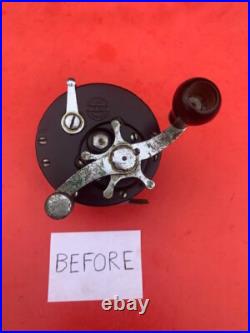 Vintage Penn Long Beach 60 Conventional Fishing Reel Circa 1930s Refurbished