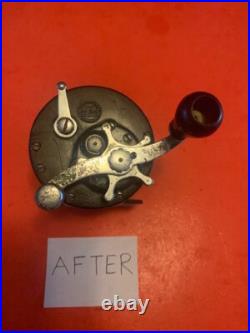 Vintage Penn Long Beach 60 Conventional Fishing Reel Circa 1930s Refurbished