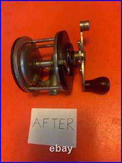 Vintage Penn Long Beach 60 Conventional Fishing Reel Circa 1930s Refurbished