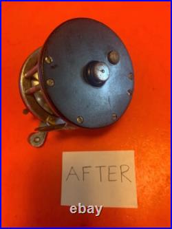 Vintage Penn Long Beach 60 Conventional Fishing Reel Circa 1930s Refurbished