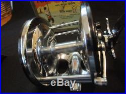 Vintage Penn Long Beach 60 Fishing Reel With Box Manual Tool