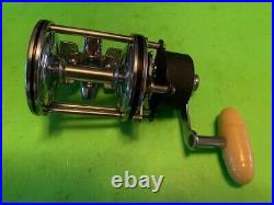 Vintage Penn Long Beach No. 259 Fishing Reel With Reel Deal 2-speed Transmission