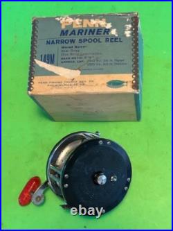 Vintage Penn Mariner No. 149 Deep Sea Reel Fishing Reel With The Original Box