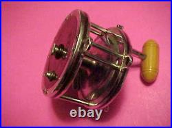 Vintage Penn Master Mariner 349h Fishing Reel With Blue & White Vintage Box L@@k