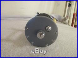 Vintage Penn Monofil # 25 Grey Sided Fishing Reel Excellent Condition (rare)