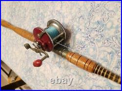 Vintage Penn Monofil 27 Fishing Reel & Rod Combo