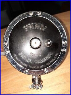 Vintage Penn NO. 49 Super Mariner Deep Sea Fishing Reel USA