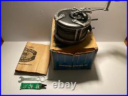 Vintage Penn No. 49 Deep Sea Reel Super Mariner With Box & Hardware CLEAN Right Han