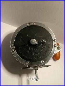 Vintage Penn No. 49 Deep Sea Reel Super Mariner With Box & Hardware CLEAN Right Han