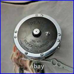 Vintage Penn Number 49 Super Mariner Deep Sea Fishing Reel