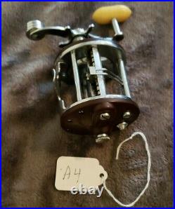 Vintage Penn PeerLess No. 9 Levelwind Conventional Reel. In Condition Seen In P
