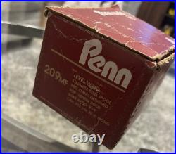 Vintage Penn Peer 209 Level Wind Fishing Reel-red