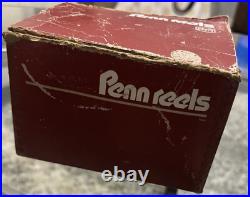 Vintage Penn Peer 209 Level Wind Fishing Reel-red