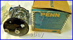 Vintage Penn Peer NO. 109MF Level Wind Fishing Reel-Made in USA
